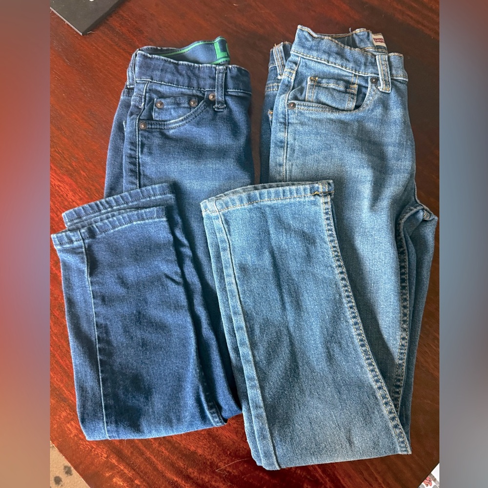 Like new!  Boys Levi’s 511 Slim Performance Jeans in 8Reg and 12Reg!